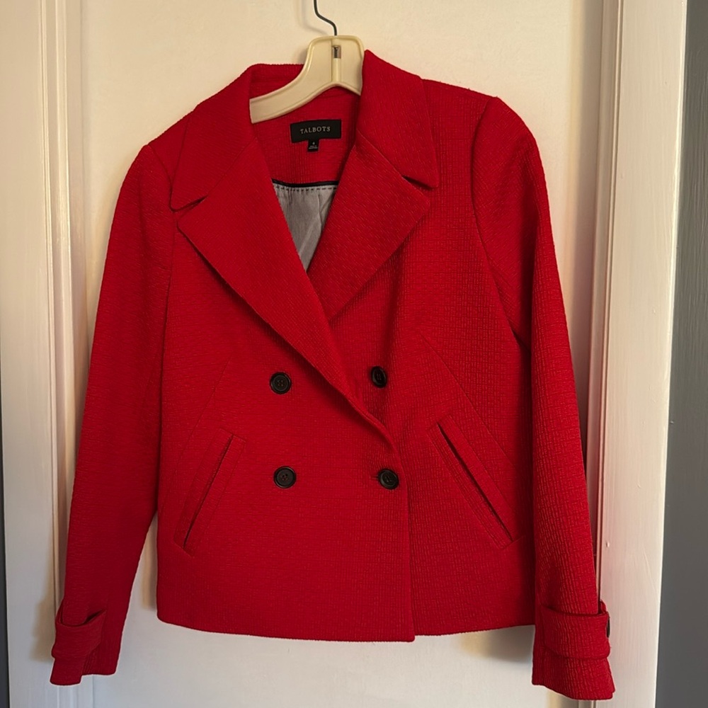 Talbots Double Breasted Jacket - image 1